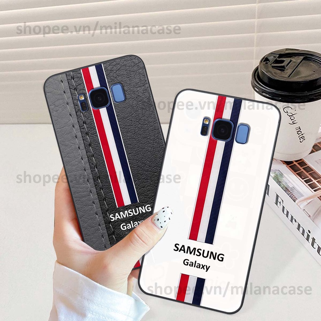 Ốp Samsung S8 / S8 Plus / S8+ in giả da phong cách thể thao, cá tính, thời trang