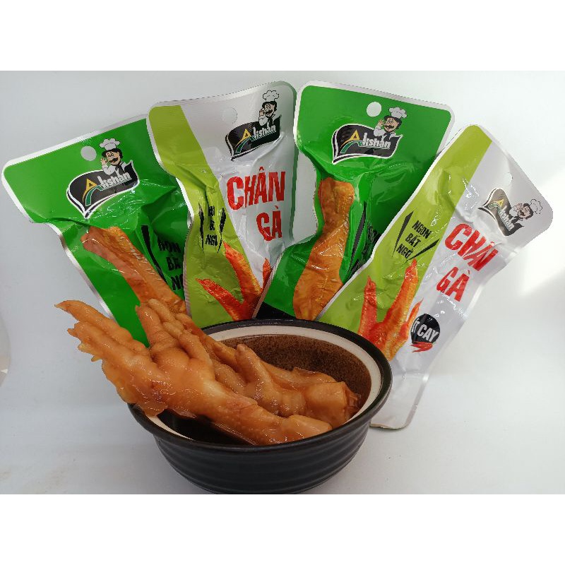 Chân gà cay ướp xì dầu thơm ngon 32gr Ashian | BigBuy360 - bigbuy360.vn