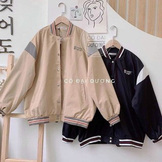 Áo khoác dù bomber FOREST thêu sắc có nét túi trong - Áo khoác gió bomber lót das dày Unisex Cặp Đôi Nam Nữ