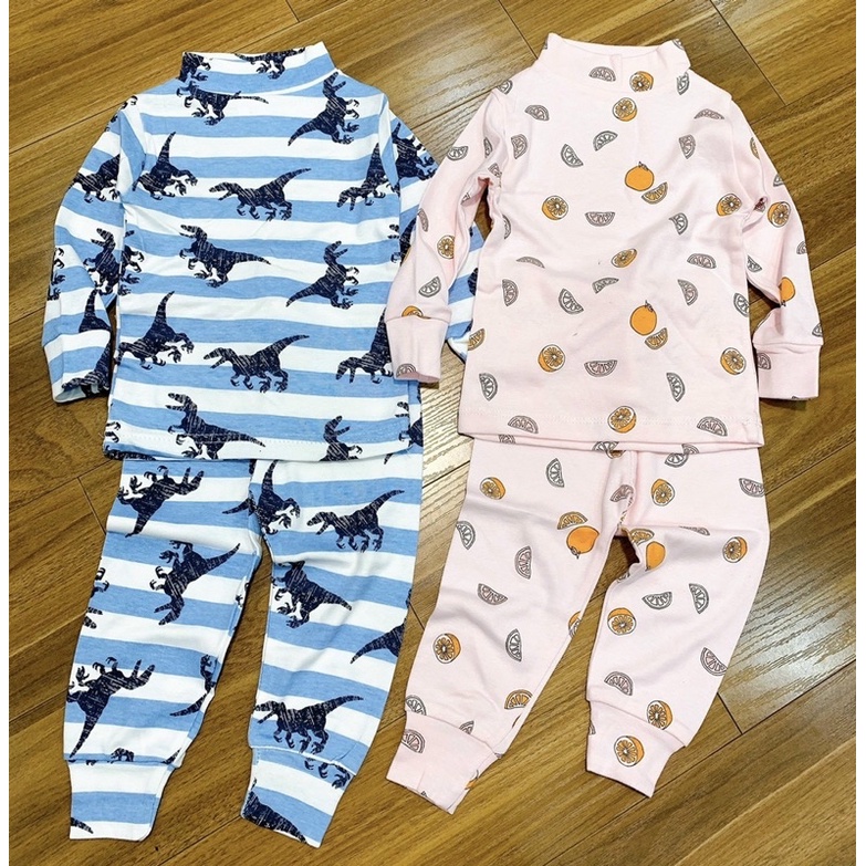 Bộ cổ lọ Bé trai, bé gái cotton borip (8-18kg)