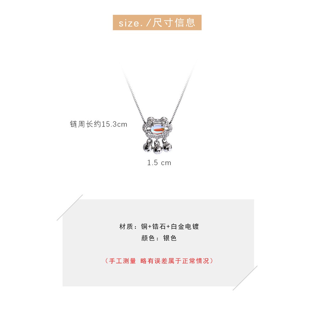 Vòng Tay Thép Titan Đính Chuông Phong Cách Trung Hoa F307