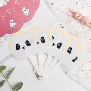 Quạt nhựa cầm tay xếp gọn họa tiết