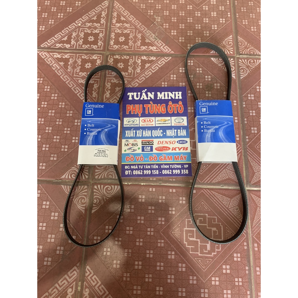 Dây curoa máy phát, dây curoa điều hòa Spark 2012-2019  Matiz4 Matiz Groove