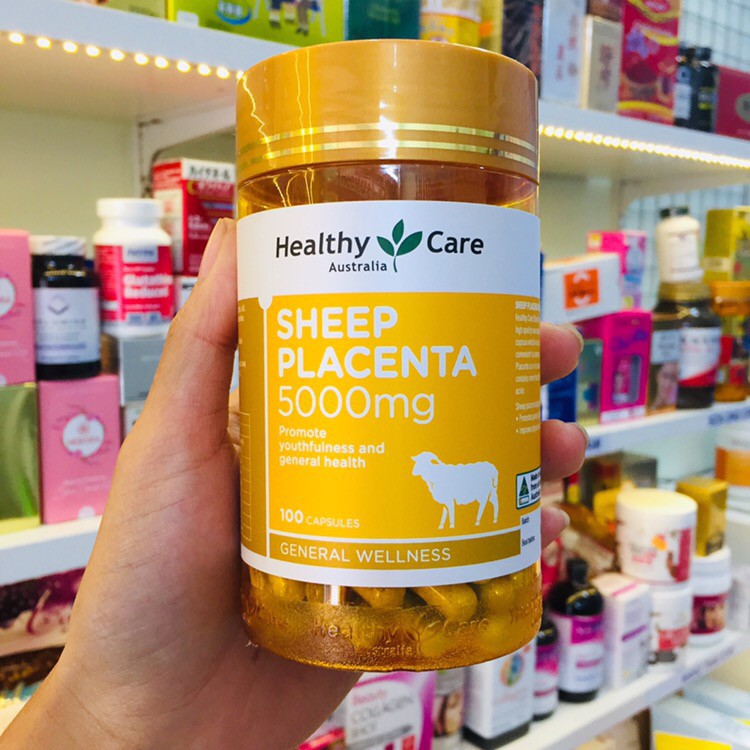 [Mã 77FMCGSALE giảm 8% đơn 500K] Nhau Thai Cừu [Úc] Sheep Placenta Healthy Care 5000mg - 100 viên | BigBuy360 - bigbuy360.vn