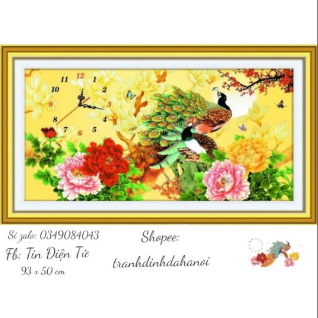 đá Đồng hồ phu thê viên mãn DF2471-93x50cm