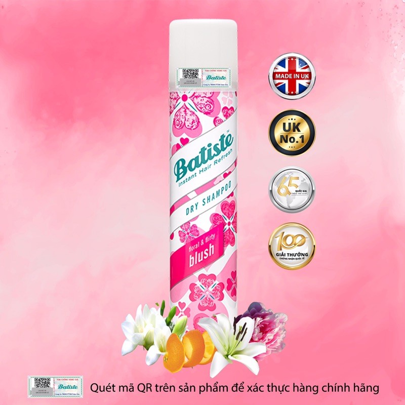 Dầu gội đầu khô Batiste 200ml - Chính hãng | BigBuy360 - bigbuy360.vn