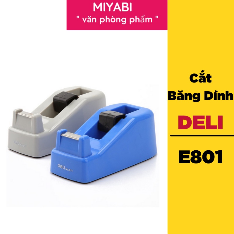 Cắt băng dính Deli  - 1 chiếc - E811 dùng để cắt băng keo độ bền cao -tiện lợi khi sử dụng