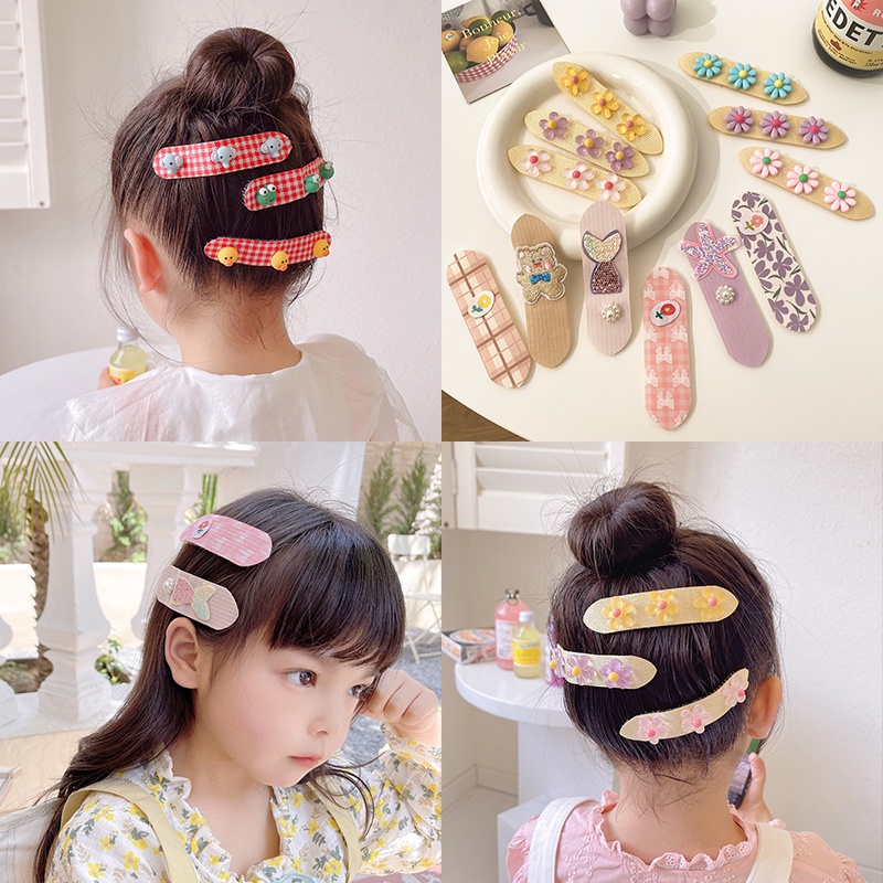 Bộ Kẹp Tóc Phong Cách Hàn Quốc Dễ Thương Dành Cho Trẻ Nhỏ