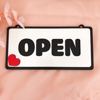 Bảng gỗ open - closed treo cửa hàng, shop, quán cafe