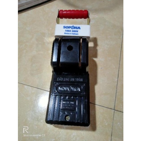 Hàng Chính Hãng CẦU DAO 100A 2pha sopoka
