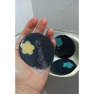 Xà bông than hoạt tính tía tô - xà phòng thiên nhiên handmade