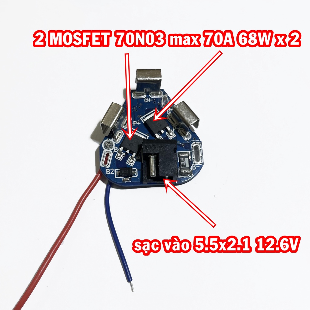 Mạch sạc và bảo vệ 3S 70A