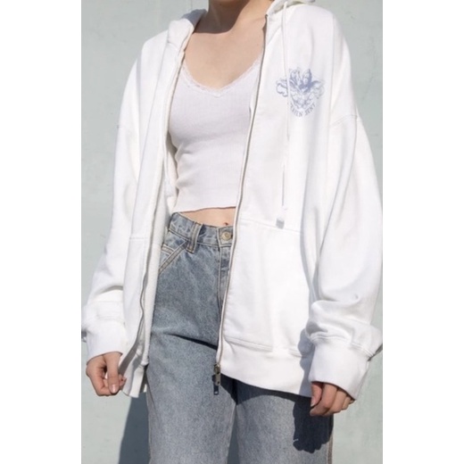 Brandy Melville Heaven Sent Hoodie Jacket