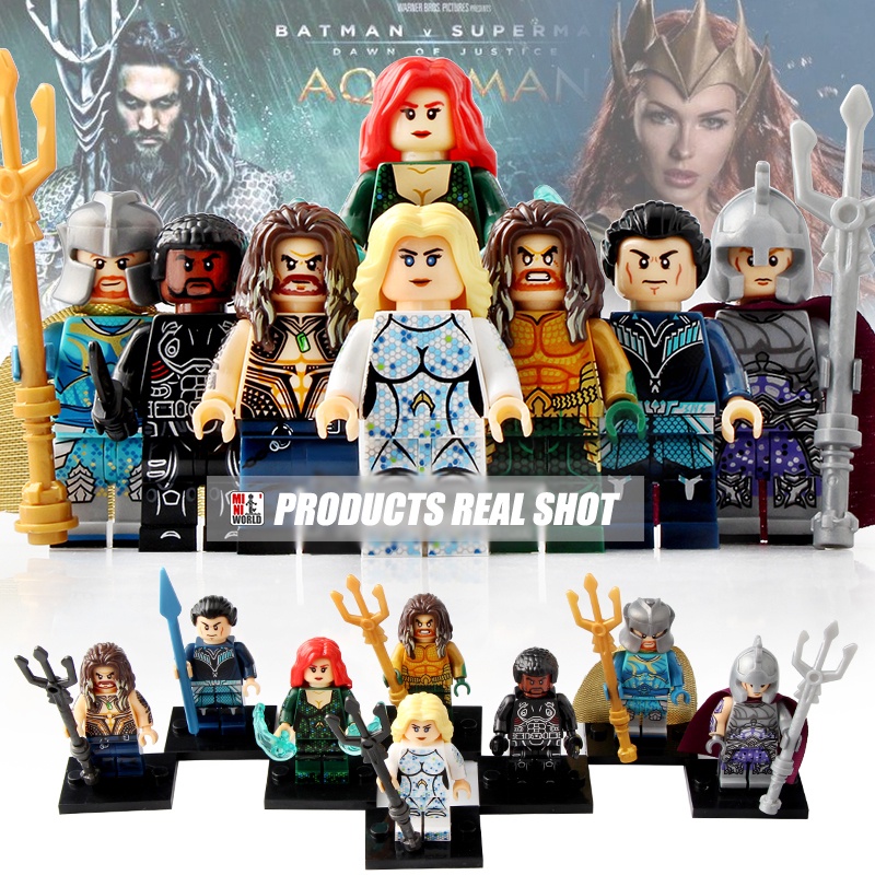 Mô Hình Mini Nhân Vật David Hyde Nuidis Vulko Atlanna Mera Arthur Curry Nereus Orm Marius XH0237