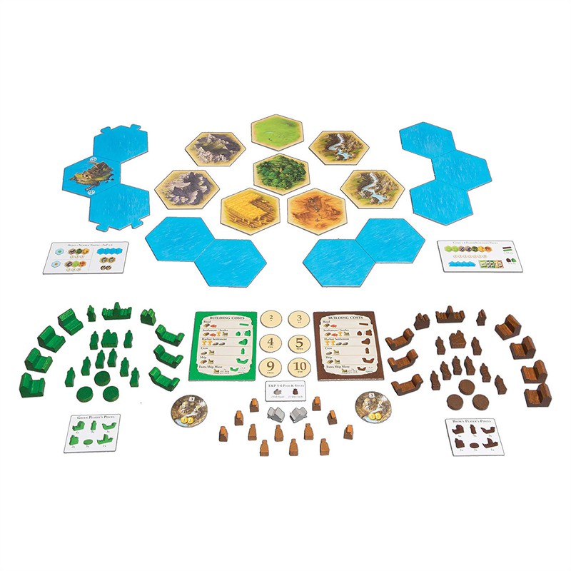Catan Expansion Seafarers Board game | Bộ trò chơi Catan Biển bản mở rộng huyền thoại