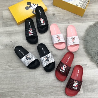 Dép mlb mickey quai ngang đế đúc fullbox hàng cao cấp