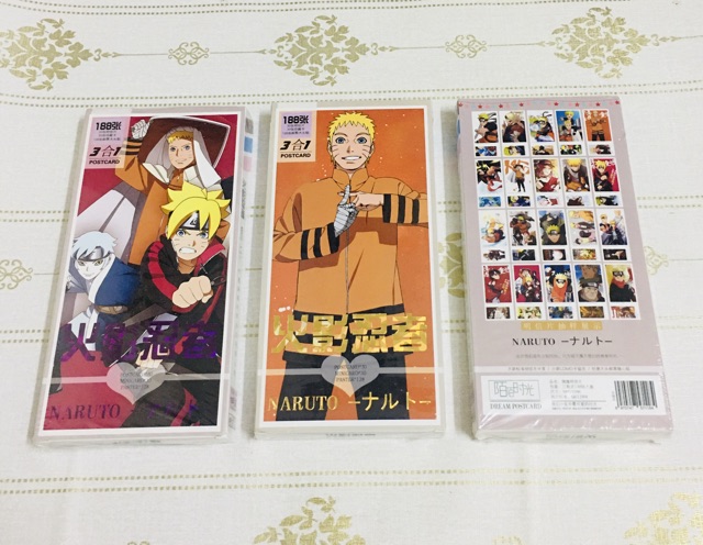 Bộ 188 ảnh poscard anime naruto, postcard naruto