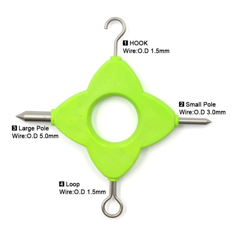 QQ Dụng Cụ Thắt Nút Dây Câu Cá Đa Năng 4 Trong 1