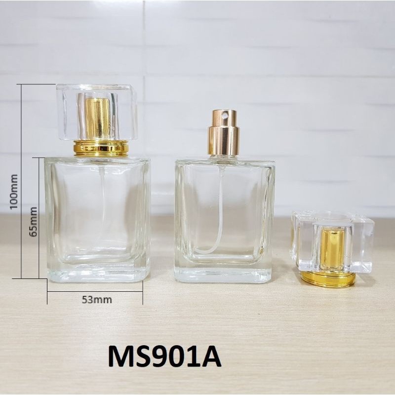 Lọ Chiết Nước Hoa ❤ TRÙM SỈ ❤ Lọ chiết nước hoa 30ml 50ml hcn Nắp Trong chiết dầu thơm , phụ kiện du lịch