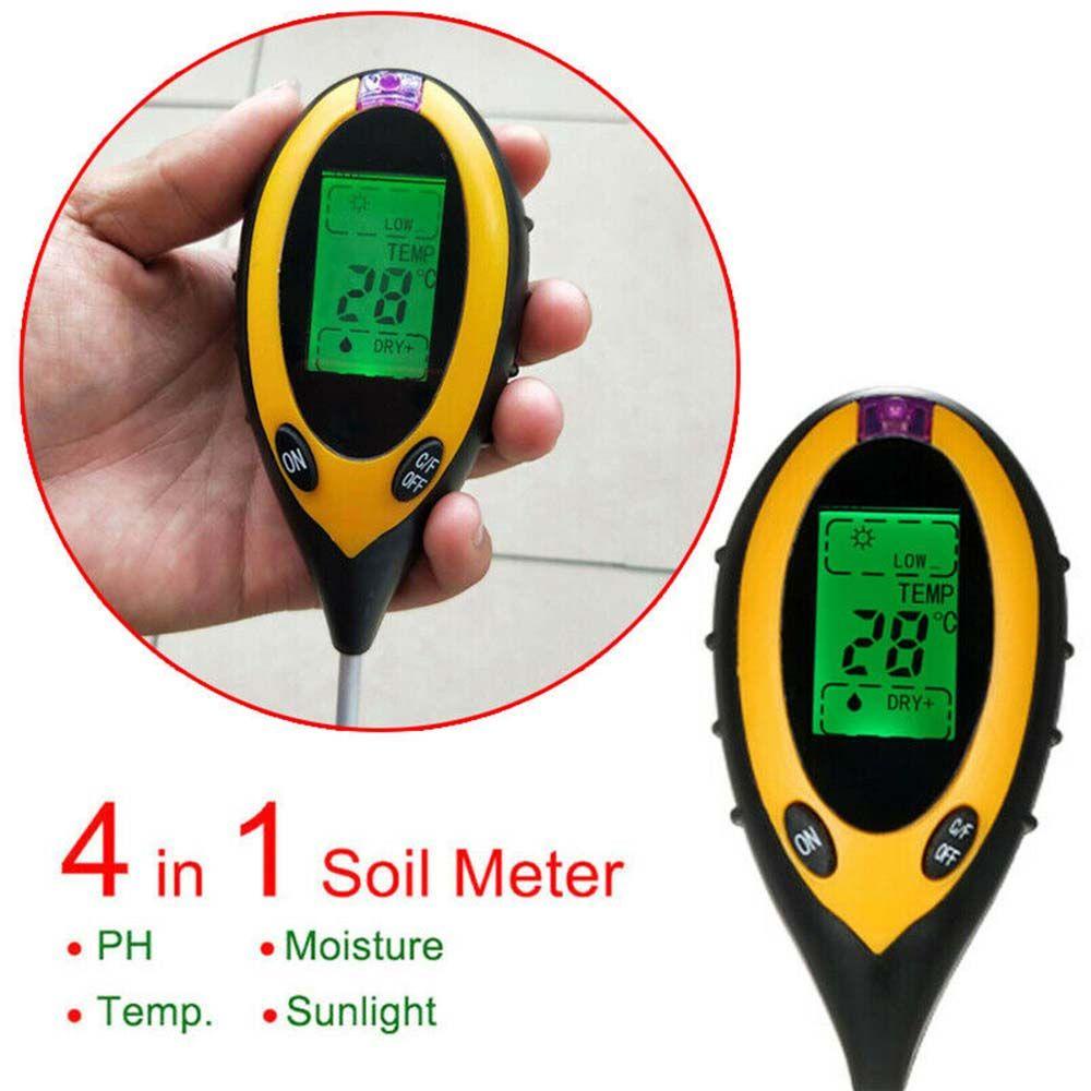Máy Đo Độ Ẩm / Nhiệt Độ Đất Đa Năng 4 Trong 1