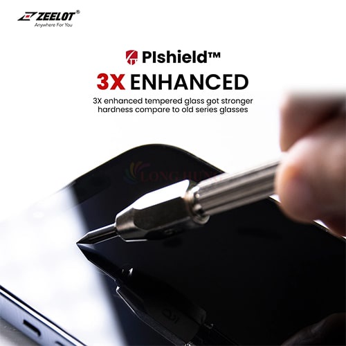 Dán màn hình cường lực Full viền chống tia xanh Zeelot PIshield Nebula iPhone 13 Series - Hàng chính hãng