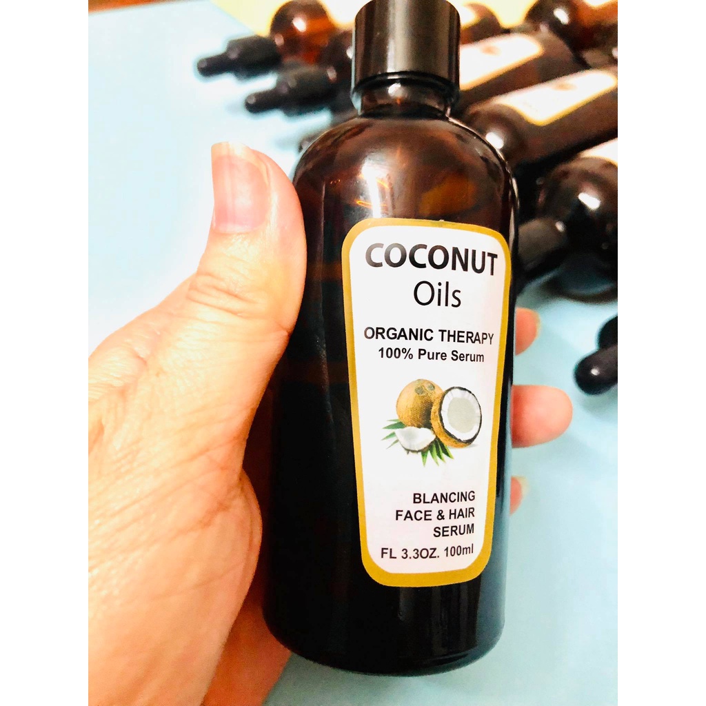 Dầu Dừa Hữu Cơ Nguyên Chất Ép Lạnh Organica Chai 100 ml