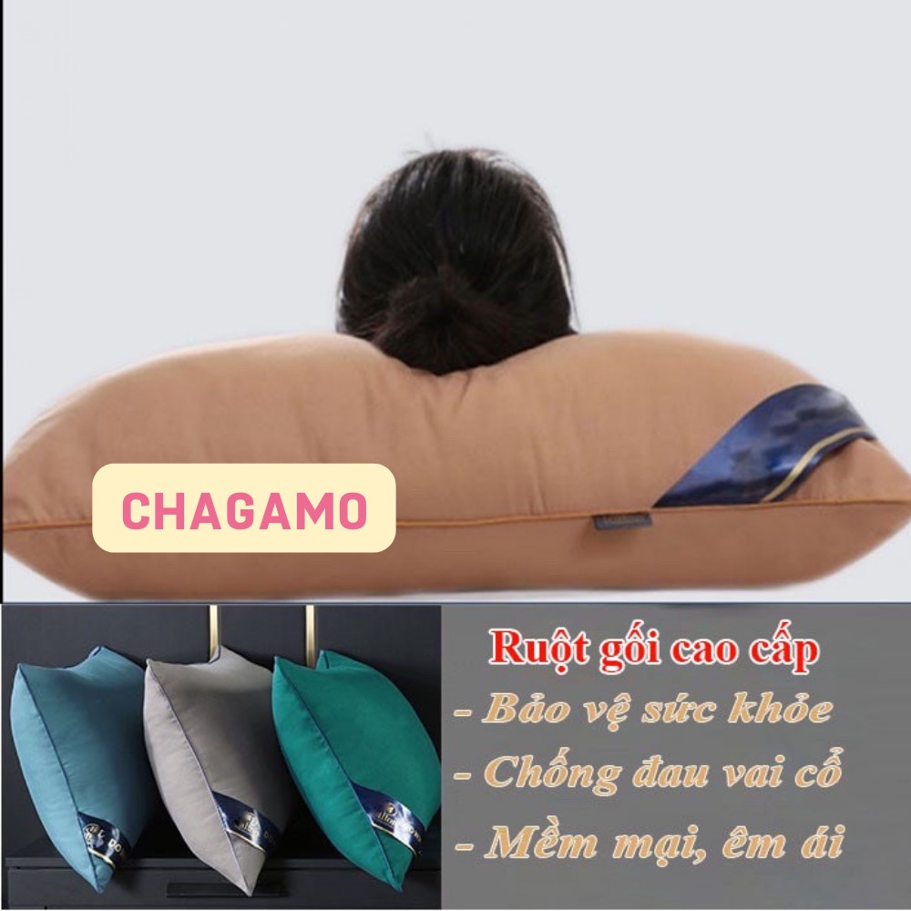 Ruột gối nằm Pillow cao cấp CHAGAMO - ruột gối hơi nhập khẩu kích thước 45x65 cm