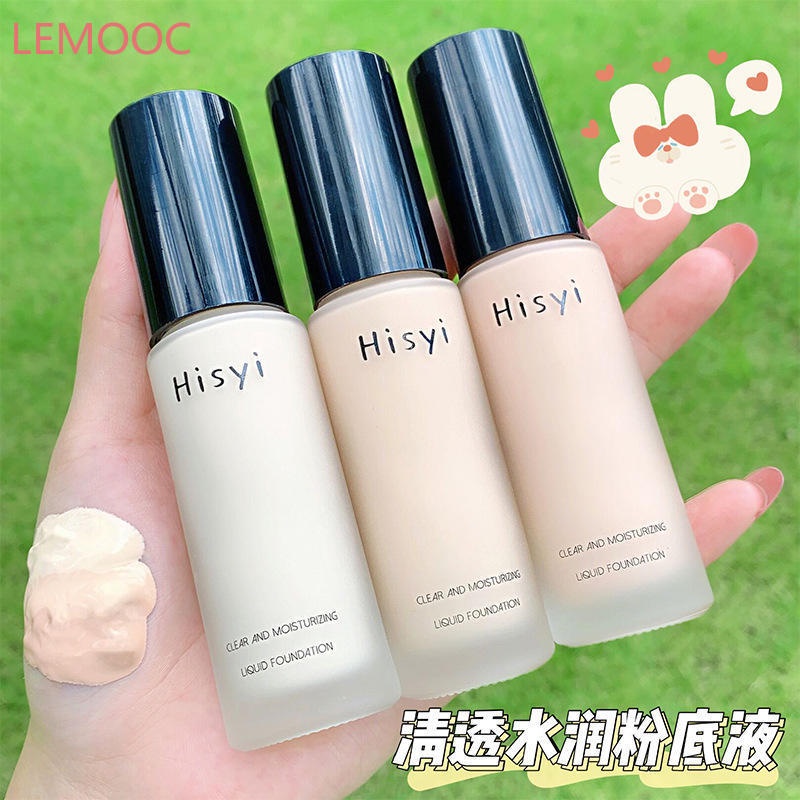 Kem Nền Dạng Lỏng Hisyi Che Khuyết Điểm Tự Nhiên Không Dính Cho Lớp Trang Điểm Trong Mờ
