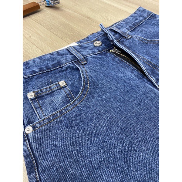 [Tự chụp] Quần jean vải sịn ống suông, ống rộng chất mềm mại, chuẩn form C16 | BigBuy360 - bigbuy360.vn