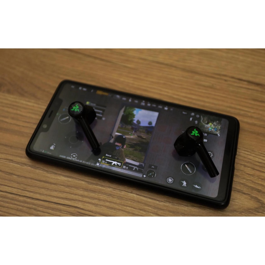 Tai nghe Razer không dây Hammerhead true wireless x có led