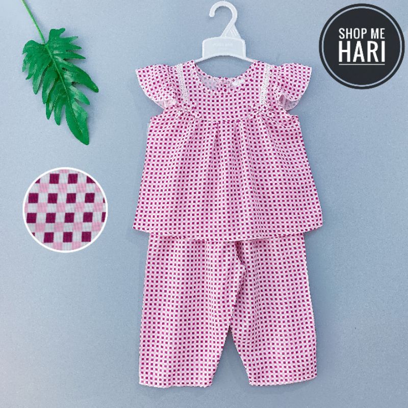 Bộ tole quần dài tay cánh tiên bé gái