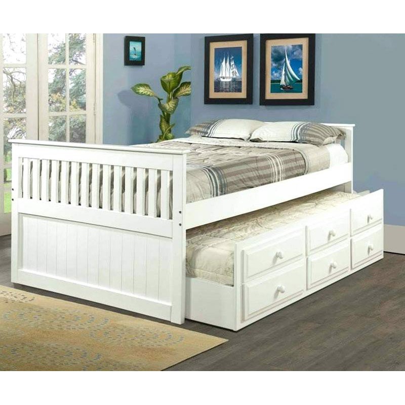 Giường Tầng Hộp Viking - 1m2 -Trắng