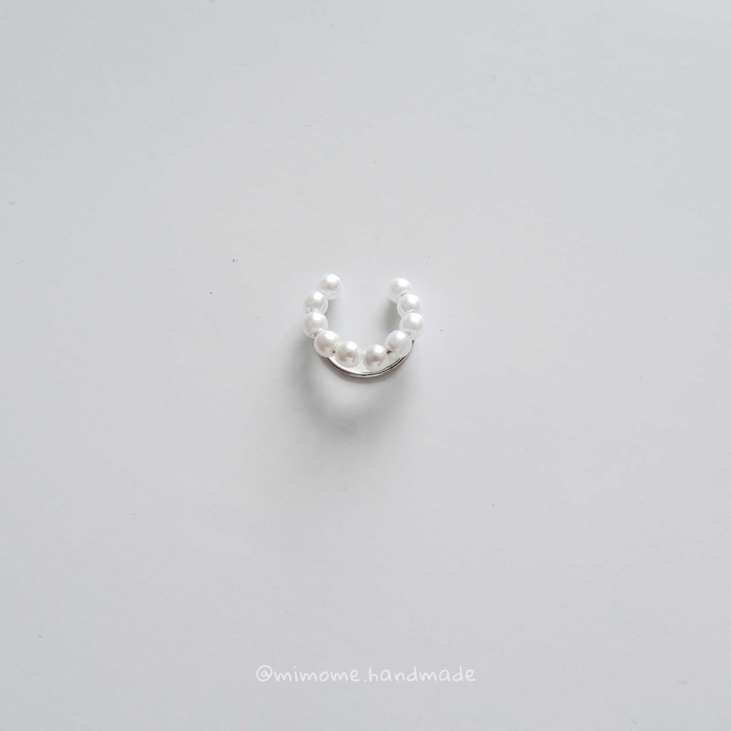 Silver band cuff khuyên tai vòng ( 1 chiếc )