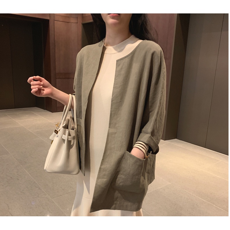 Áo khoác SUXI dài tay cổ điển thời trang cho nữ