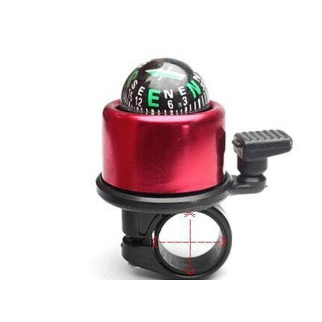 Chuông gắn tay cầm kiêm la bàn định hướng cho xe đạp xe máy vừa dẽ thương vừa hữu ích | BigBuy360 - bigbuy360.vn