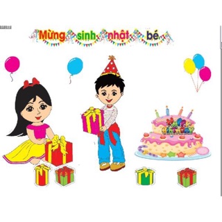 Bộ tranh góc mầm non dán tường (size to)