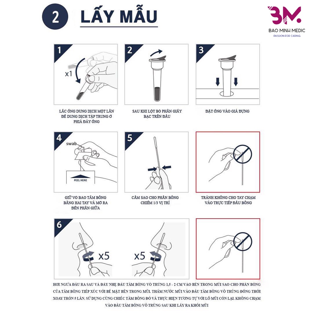 Bộ test nhanh COVID-19 tại nhà Humasis chính hãng Hàn Quốc - Que Test Mũi (25 bộ/1 hộp)