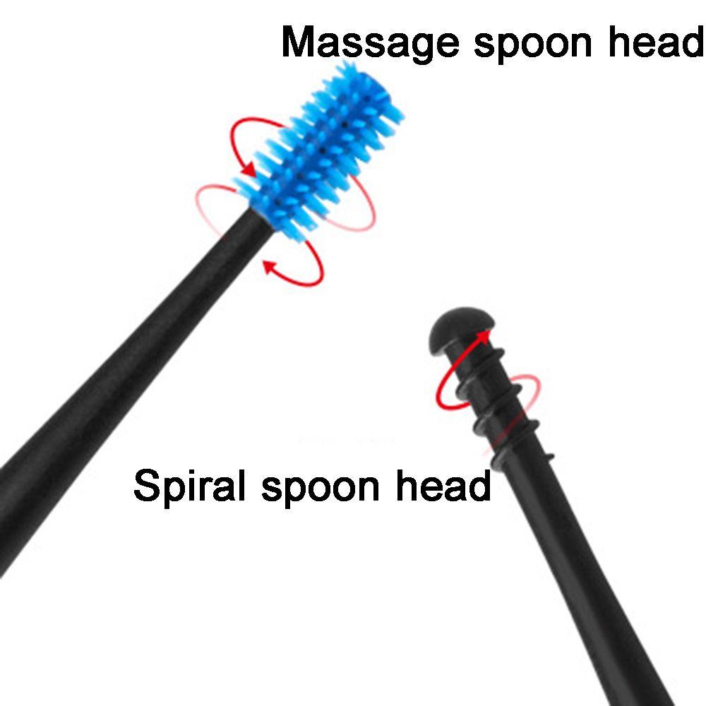 Dụng Cụ Lấy Ráy Tai Bằng Silicone Hai Đầu Chăm Sóc Sức Khỏe Cho Người Lớn