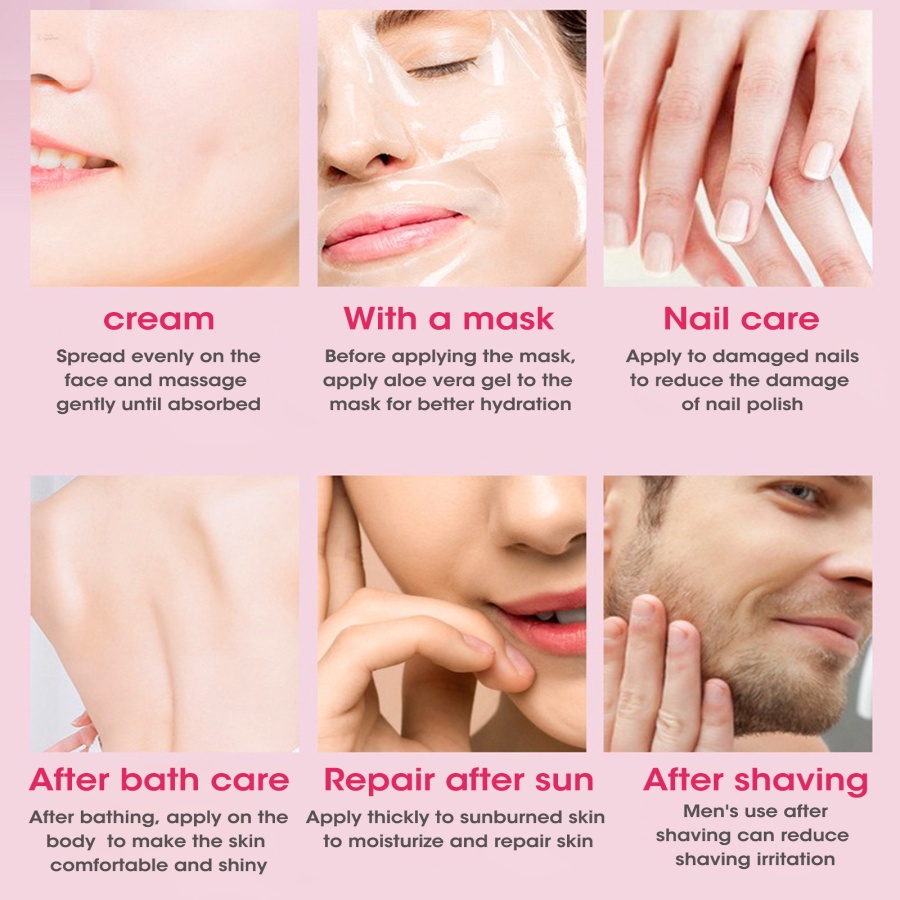 Gel Lô Hội Dưỡng Ẩm Làm Dịu Da Hỗ Trợ Giảm Mụn Sẹo Cháy Nắng Thu Nhỏ Lỗ Chân Lông Chăm Sóc Da 40g