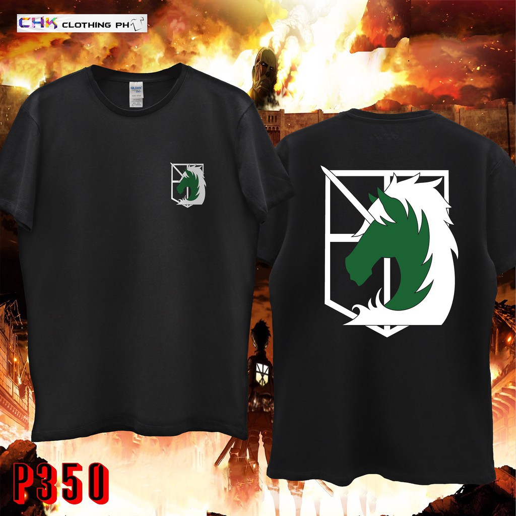 🔥HOT🔥 áo phông Attack on Titan -Military Police / AoT độc đẹp