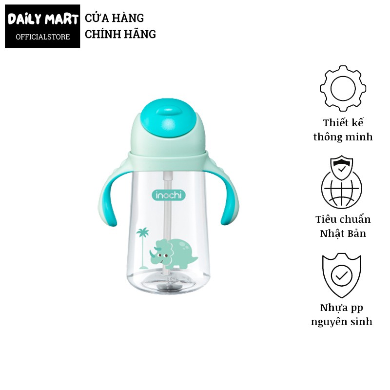 Bình Nước, Bình Tập Uống Cho Bé GOKI DINO, Bình Đựng Nước Trẻ Em Cao Cấp Inochi 470ml | BigBuy360 - bigbuy360.vn