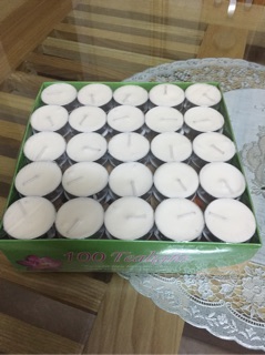 Nến Tealight 100 viên cháy 3,5-4 tiếng