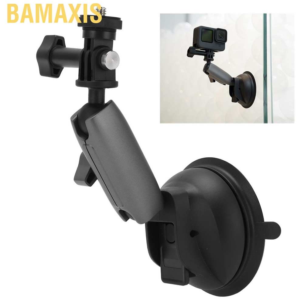 Giá đỡ bamaxis màu đen có giác hút cố định ốc vít 1/4 inch cho máy ảnh thể thao
 | BigBuy360 - bigbuy360.vn