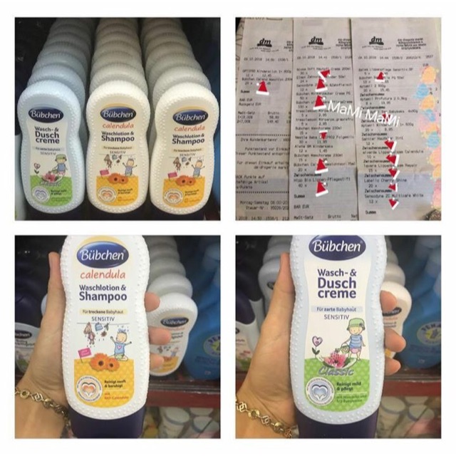 Dầu gội đầu Bubchen- hàng nhặt tại Đức