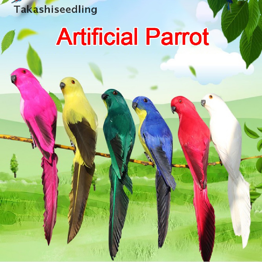 Chú Vẹt Nhân Tạo Dễ Thương 20cm Trang Trí Nhà Cửa / Sân Vườn