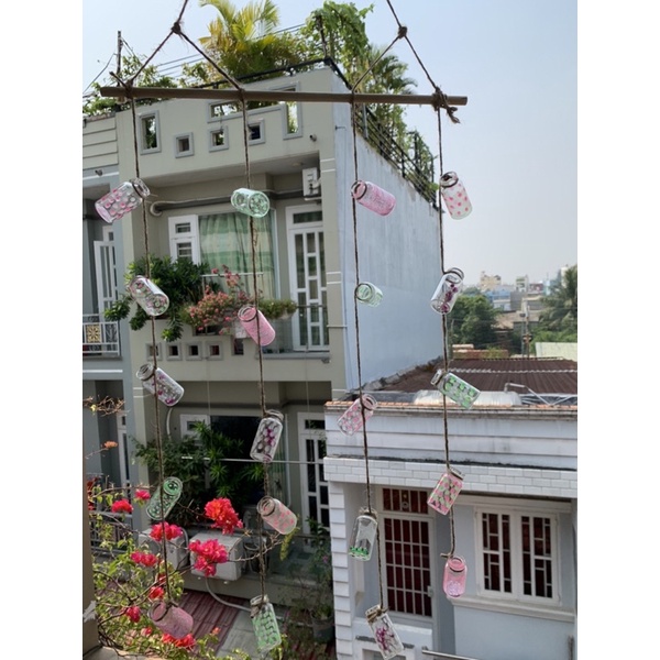 Dây treo lọ thuỷ tinh dạ quang trong tối độc đáo