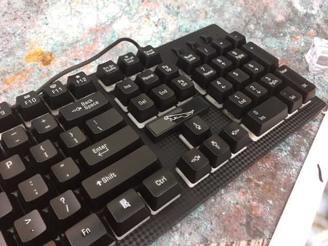 Bộ bàn phím chuột gaming giả cơ G20 led có đèn led 7 màu, bộ bàn phím chuyển chơi game jack usb dùng cho máy tính laptop | BigBuy360 - bigbuy360.vn