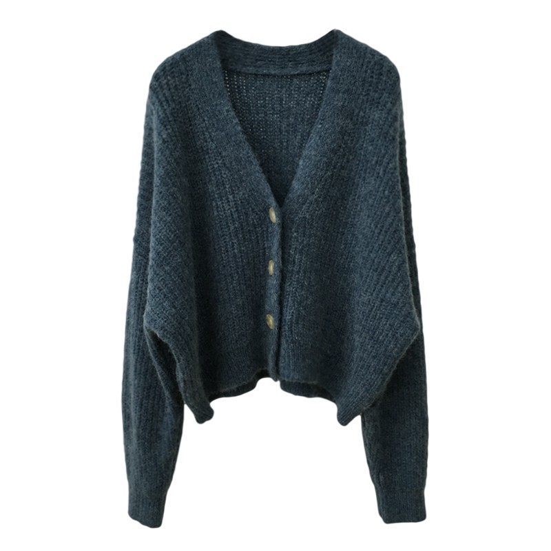 Áo Khoác Cardigan Dệt Kim Cổ Tim Xinh Xắn Cho Nữ | BigBuy360 - bigbuy360.vn