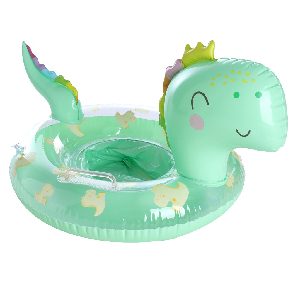 Phao Bơi Bơm Hơi Dày Dặn Hình Khủng Long Dễ Thương Cho Bé