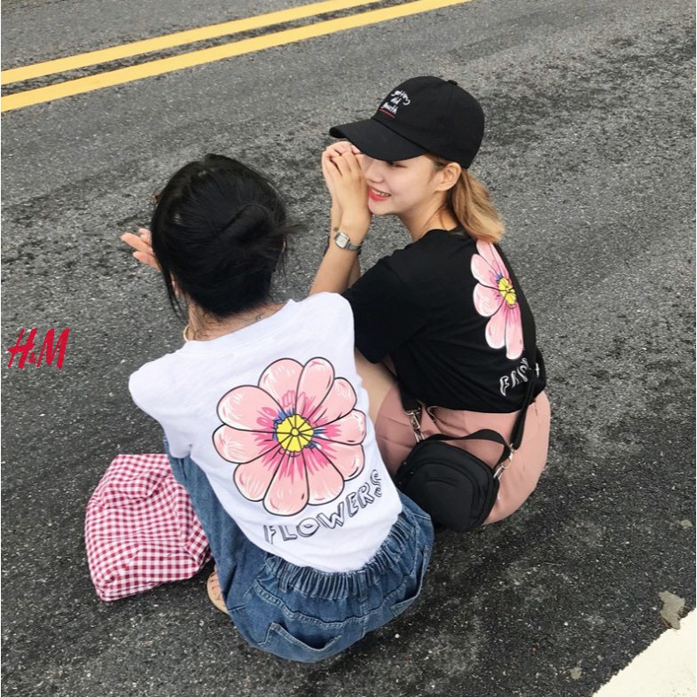 ÁO THUN TAY LỠ in bông hoa | BigBuy360 - bigbuy360.vn